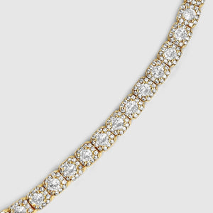 Azure Mosaic Tennis Bracelet