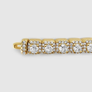 Azure Mosaic Tennis Bracelet