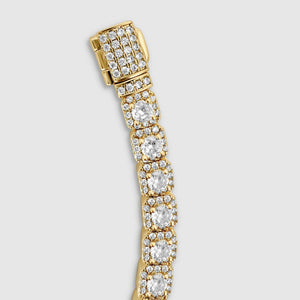 Azure Mosaic Tennis Bracelet