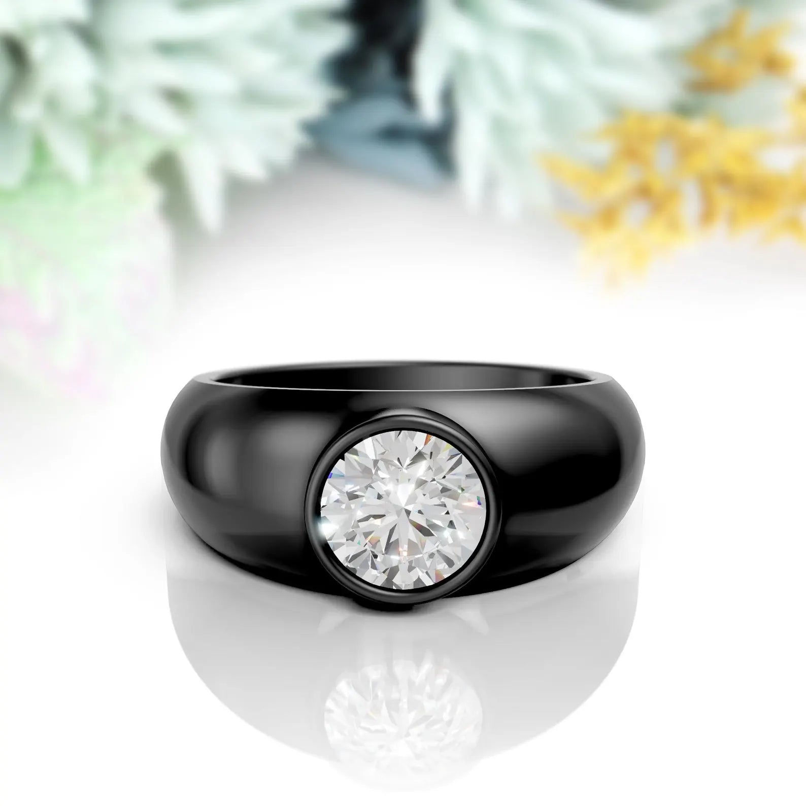 Men’s Dome Solitaire Ring
