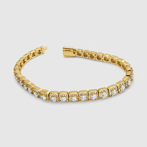 Azure Mosaic Tennis Bracelet