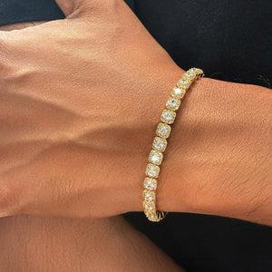 Azure Mosaic Tennis Bracelet