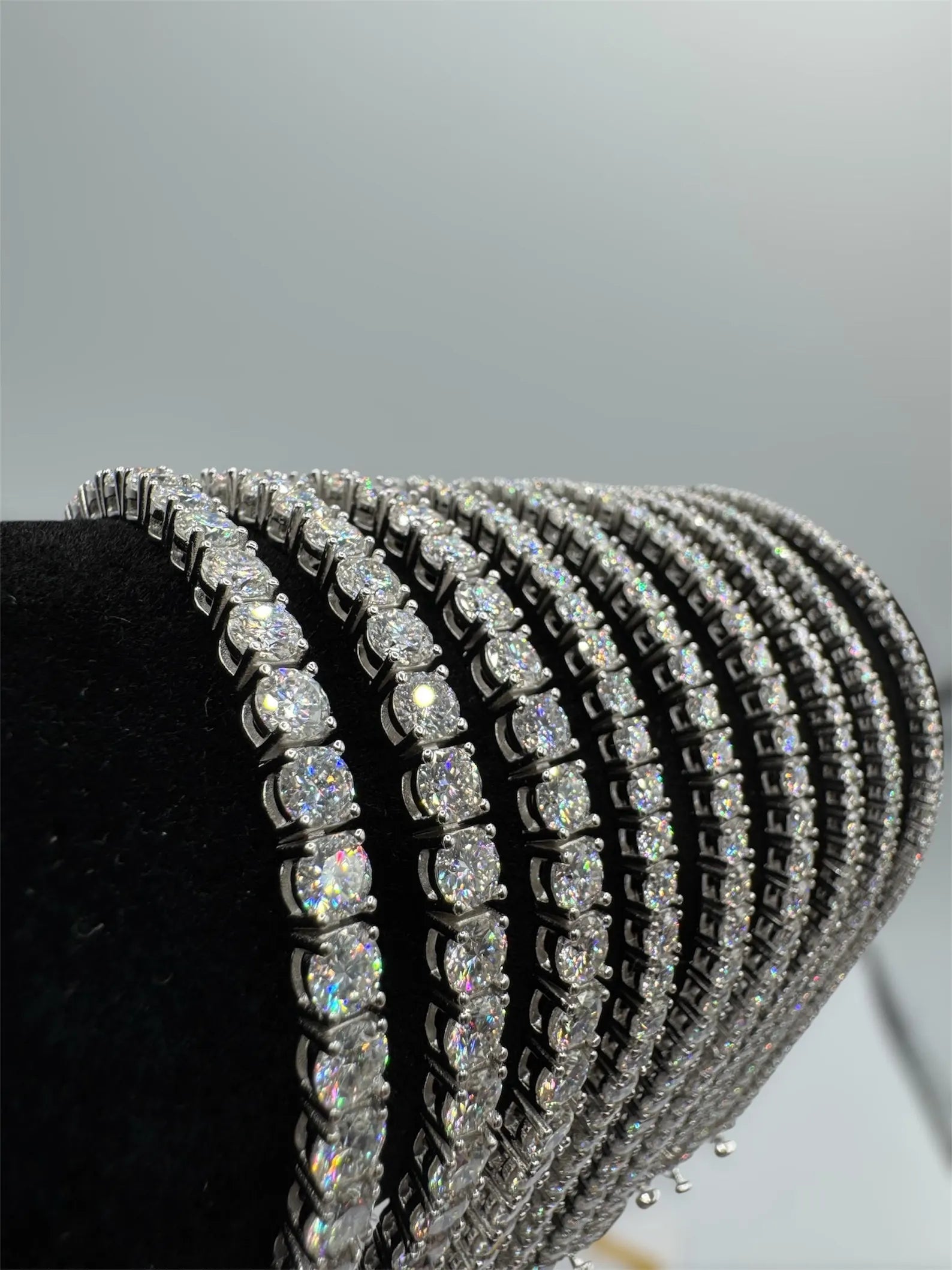 Signature Round Brilliant Tennis Bracelet