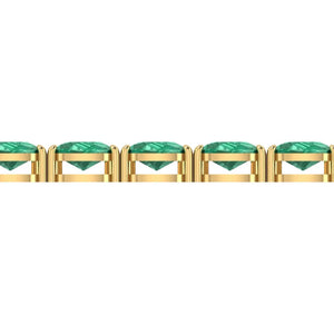 Verdant Oval Tennis Bracelet