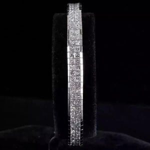 Empress Emerald Double-Row Tennis Bracelet