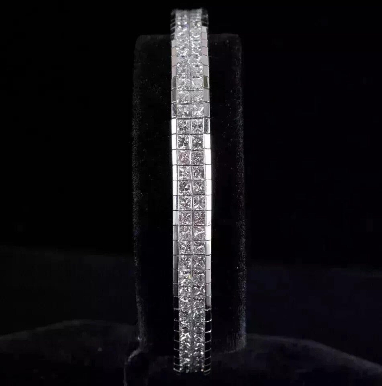 Empress Emerald Double-Row Tennis Bracelet