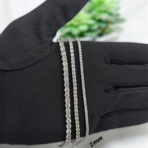 Signature Round Brilliant Tennis Bracelet