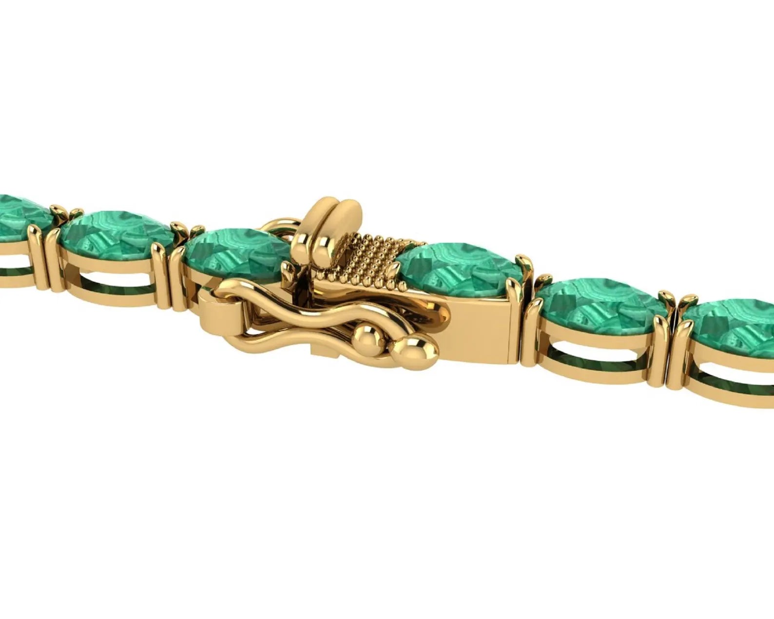 Verdant Oval Tennis Bracelet
