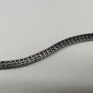 Men’s Obsidian Halo Executive Link Bracelet