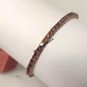 Crimson Rose Tennis Bracelet