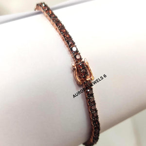 Crimson Rose Tennis Bracelet