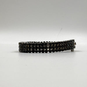 Triple Row Blackout Infinite Onyx Bracelet
