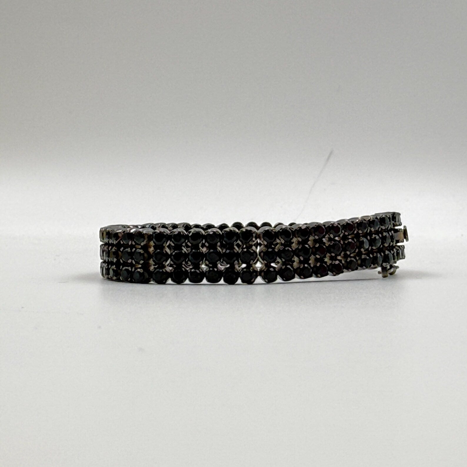 Triple Row Blackout Infinite Onyx Bracelet