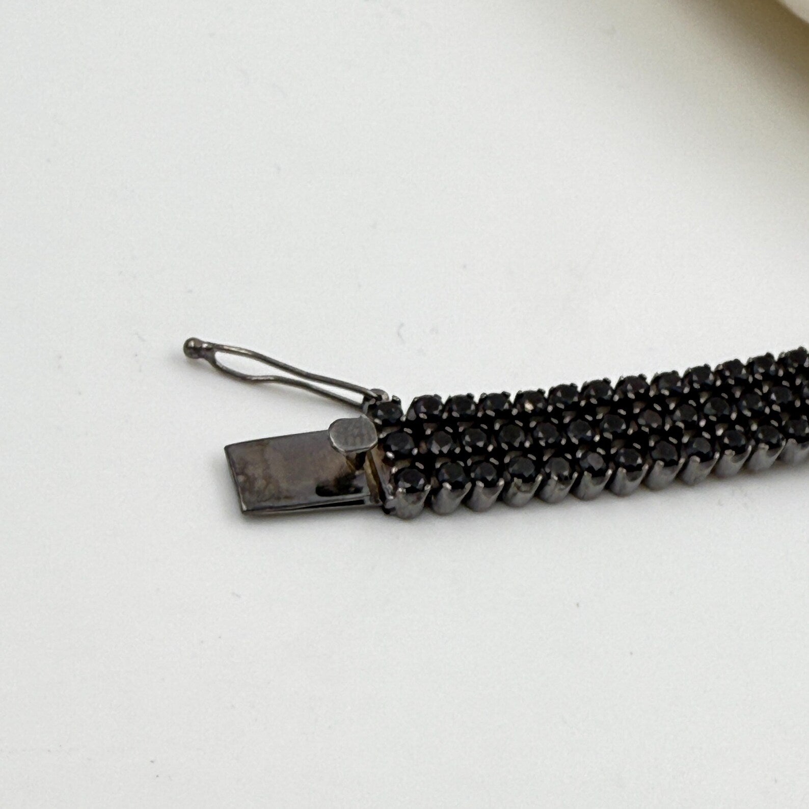 Triple Row Blackout Infinite Onyx Bracelet