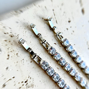 Azure Mosaic Tennis Bracelet