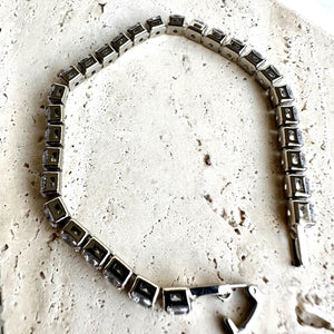 Azure Mosaic Tennis Bracelet