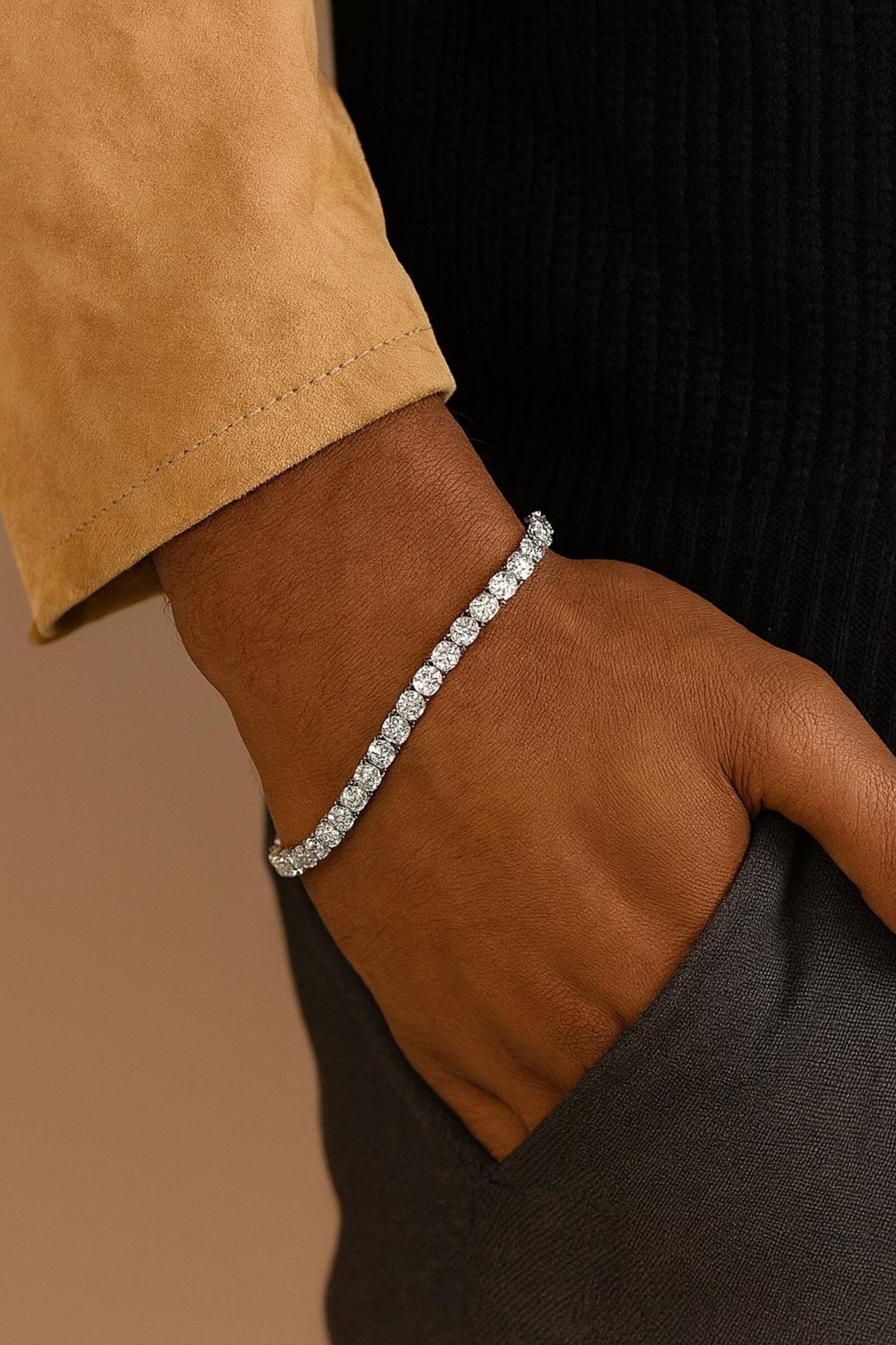 Eternal Sparkle Round Cut Tennis Bracelet