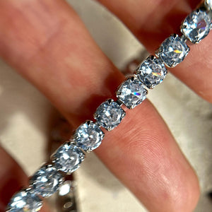 Azure Mosaic Tennis Bracelet