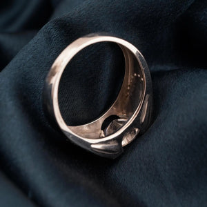 Men’s Architectural Pillar Solitaire Ring