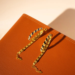 Azure Mosaic Tennis Bracelet