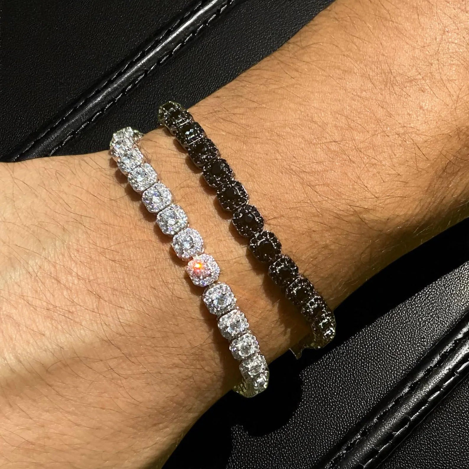 Royal Azure Round-Cut Tennis Bracelet