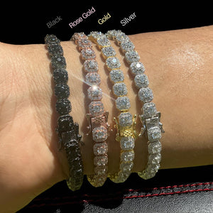 Royal Azure Round-Cut Tennis Bracelet