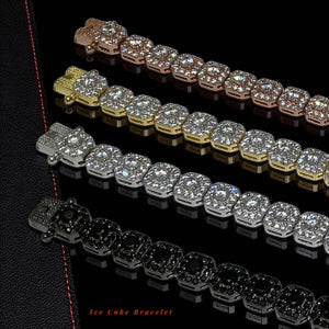 Royal Azure Round-Cut Tennis Bracelet