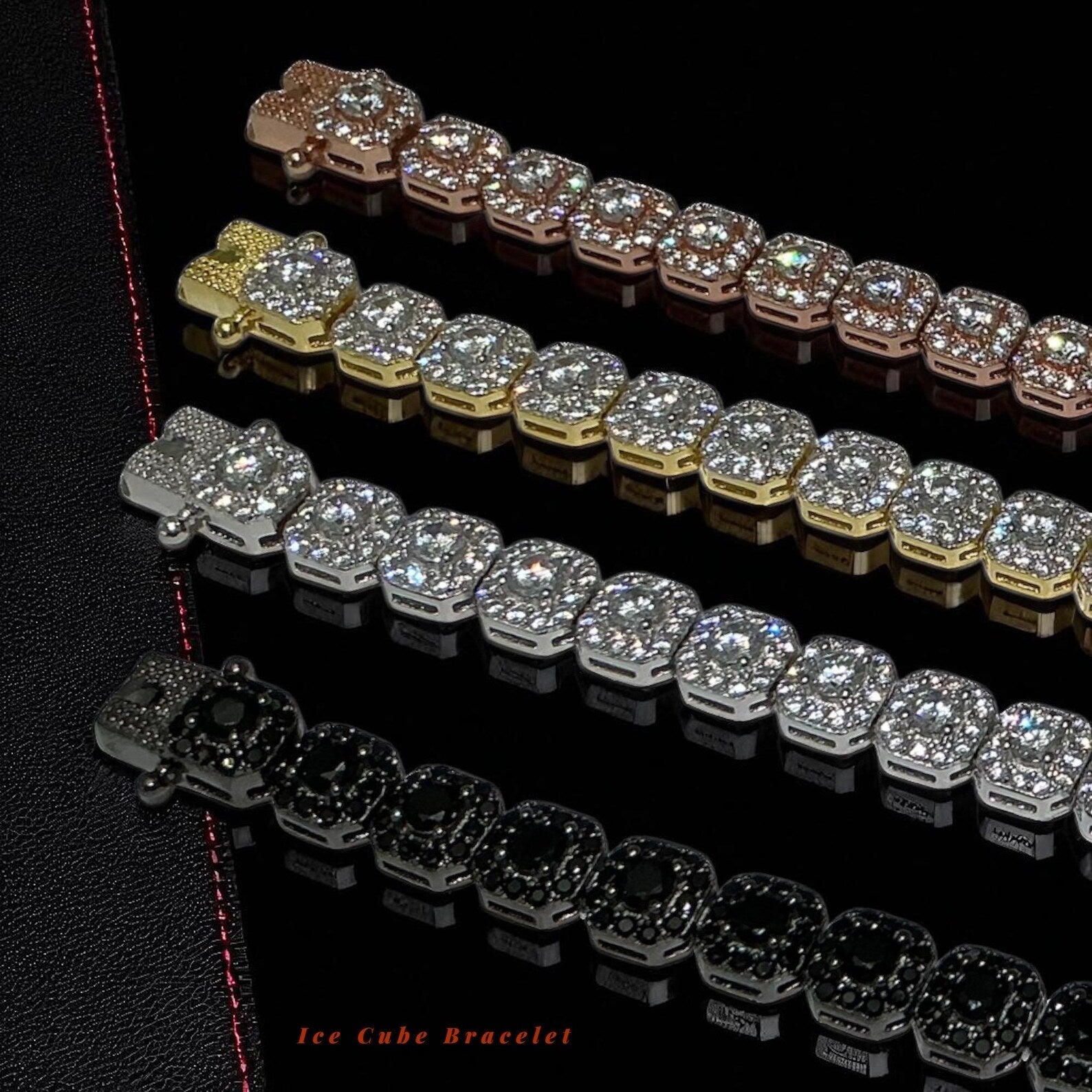 Royal Azure Round-Cut Tennis Bracelet