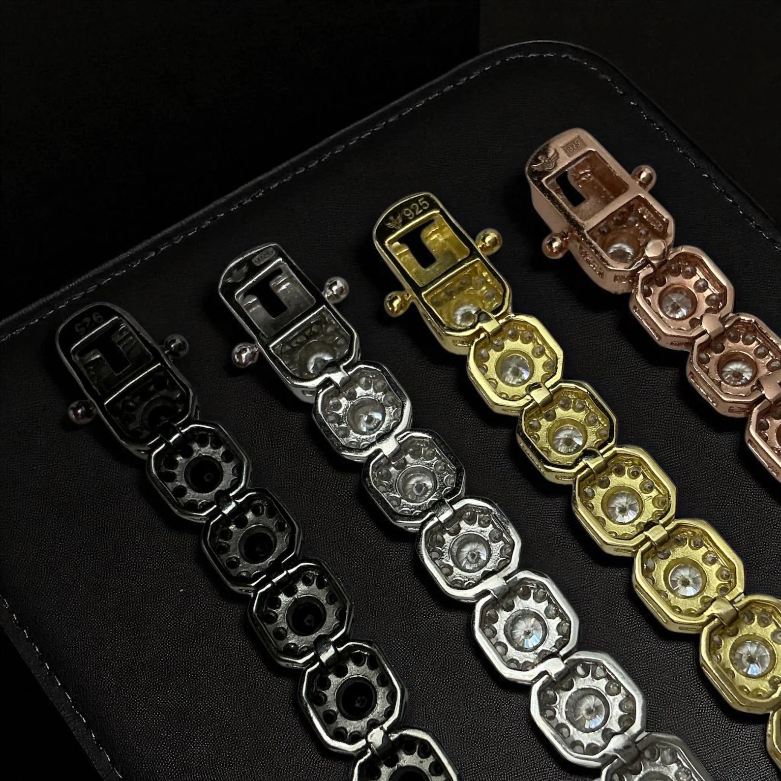 Royal Azure Round-Cut Tennis Bracelet