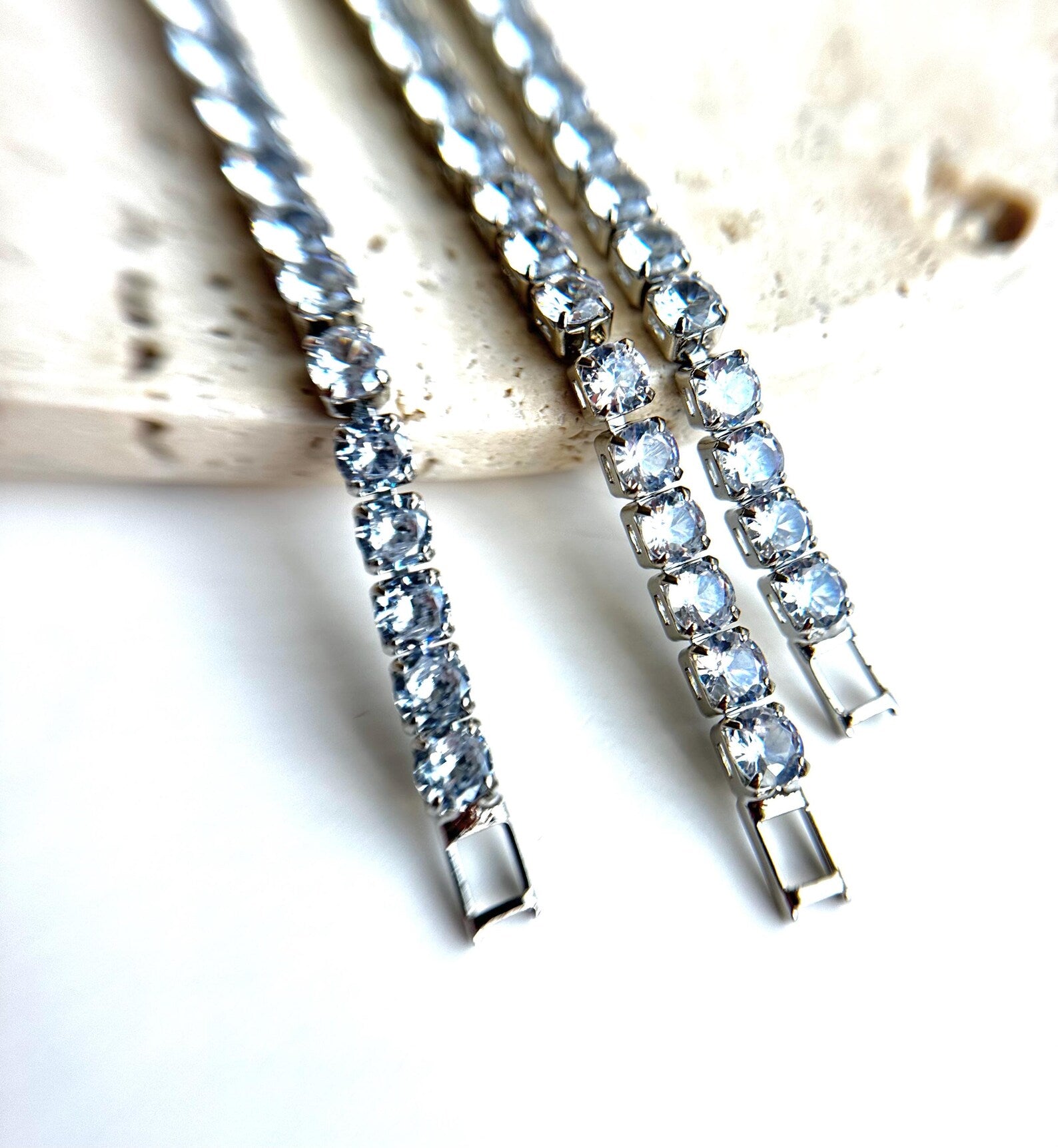 Azure Mosaic Tennis Bracelet