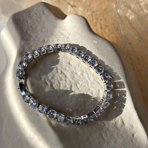 Azure Mosaic Tennis Bracelet