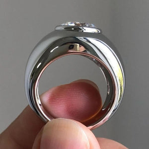 Men’s Bold Dome Solitaire Ring