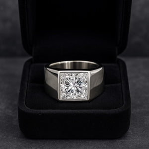 Men’s Princess Cut Solitaire Ring