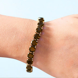 Earthbound Cushion Cut Tennis Bracelet