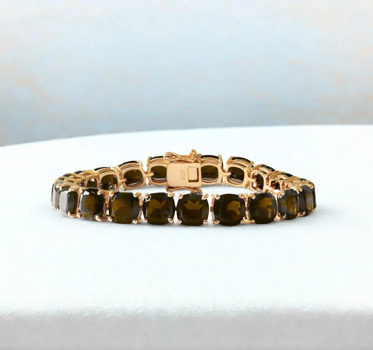 Earthbound Cushion Cut Tennis Bracelet