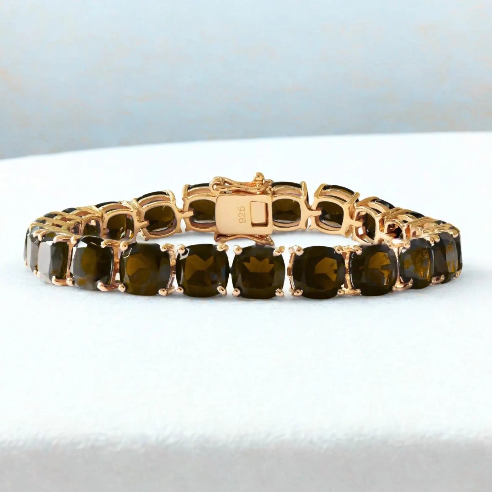 Earthbound Cushion Cut Tennis Bracelet