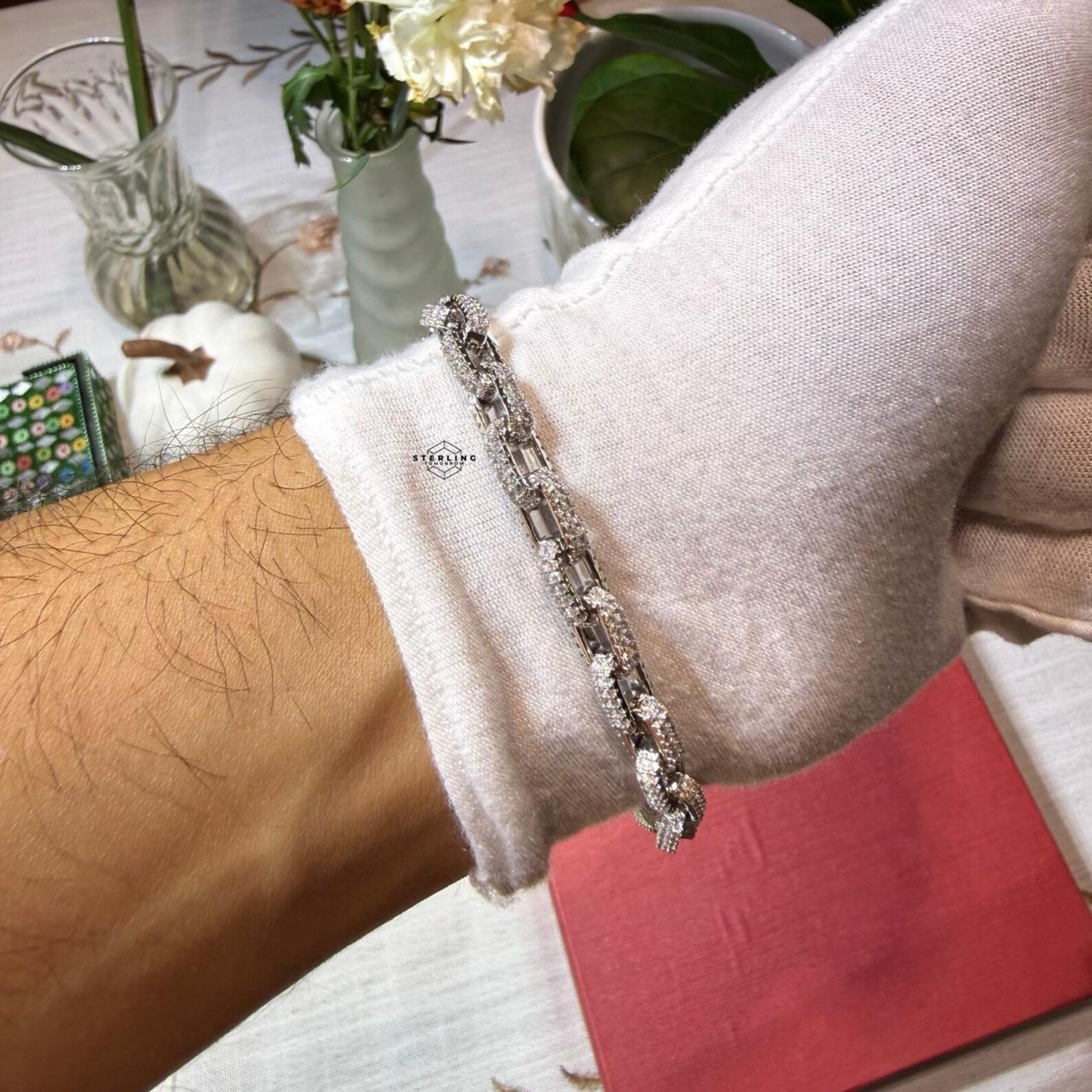 Presidential Elite Iced Out Curb Link Bracelet