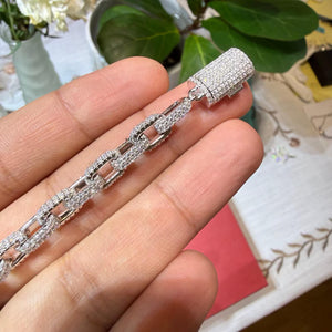 Presidential Elite Iced Out Curb Link Bracelet