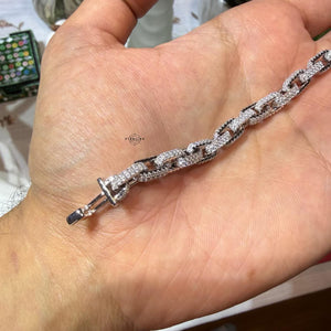 Presidential Elite Iced Out Curb Link Bracelet