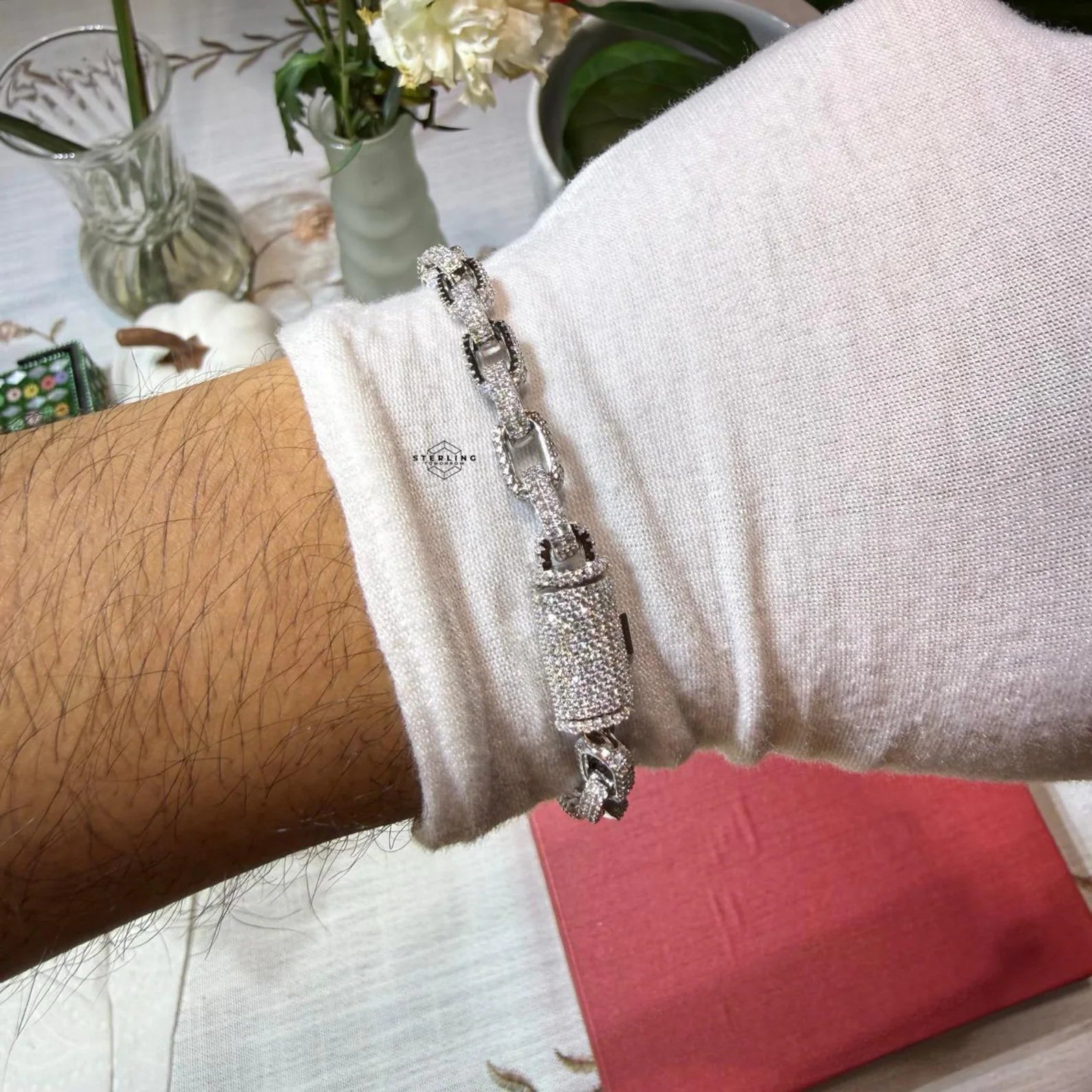 Presidential Elite Iced Out Curb Link Bracelet