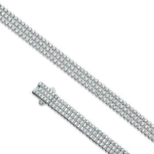 Grand Emerald Cut Infinite Tennis Bracelet