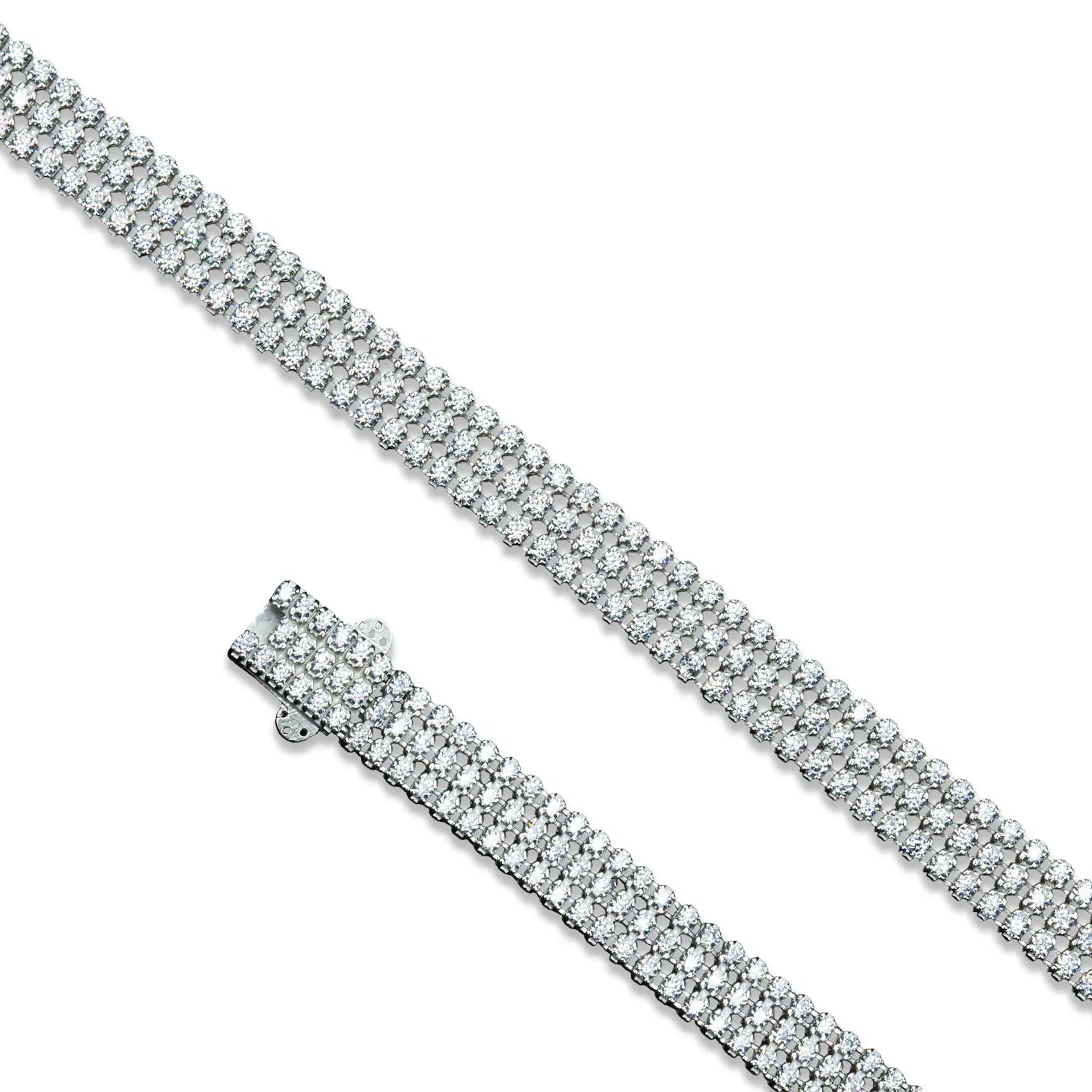 Grand Emerald Cut Infinite Tennis Bracelet
