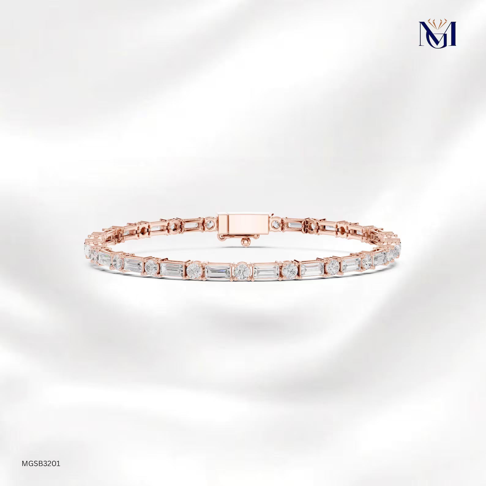 Horizon Alternating Tennis Bracelet