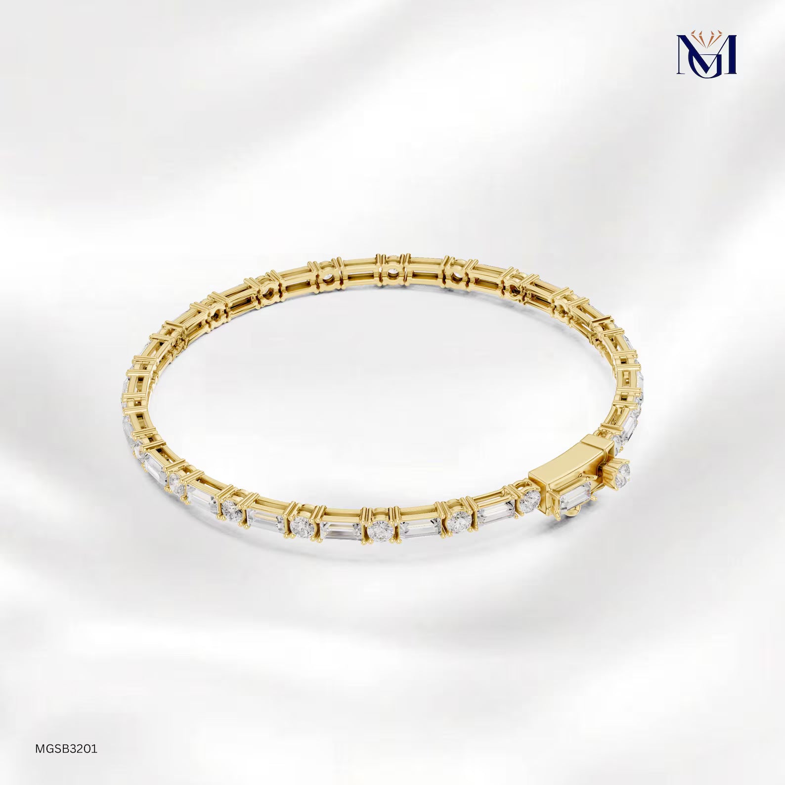 Horizon Alternating Tennis Bracelet