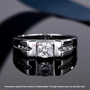 Men’s Architect Channel-Set Diamond Band