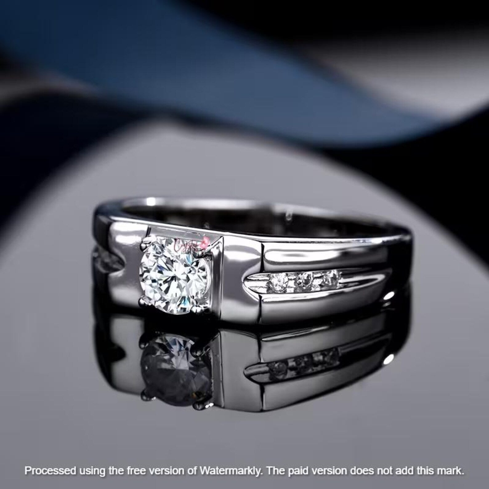 Men’s Architect Channel-Set Diamond Band