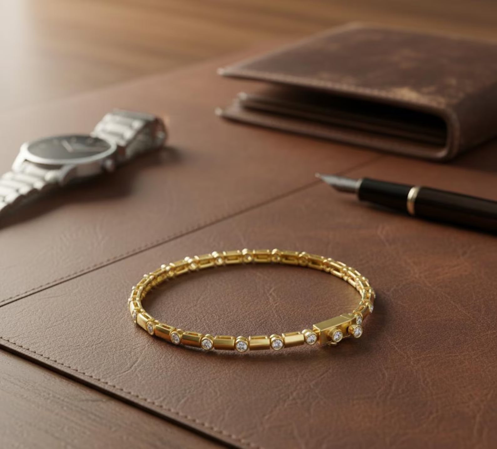 Horizon Alternating Tennis Bracelet