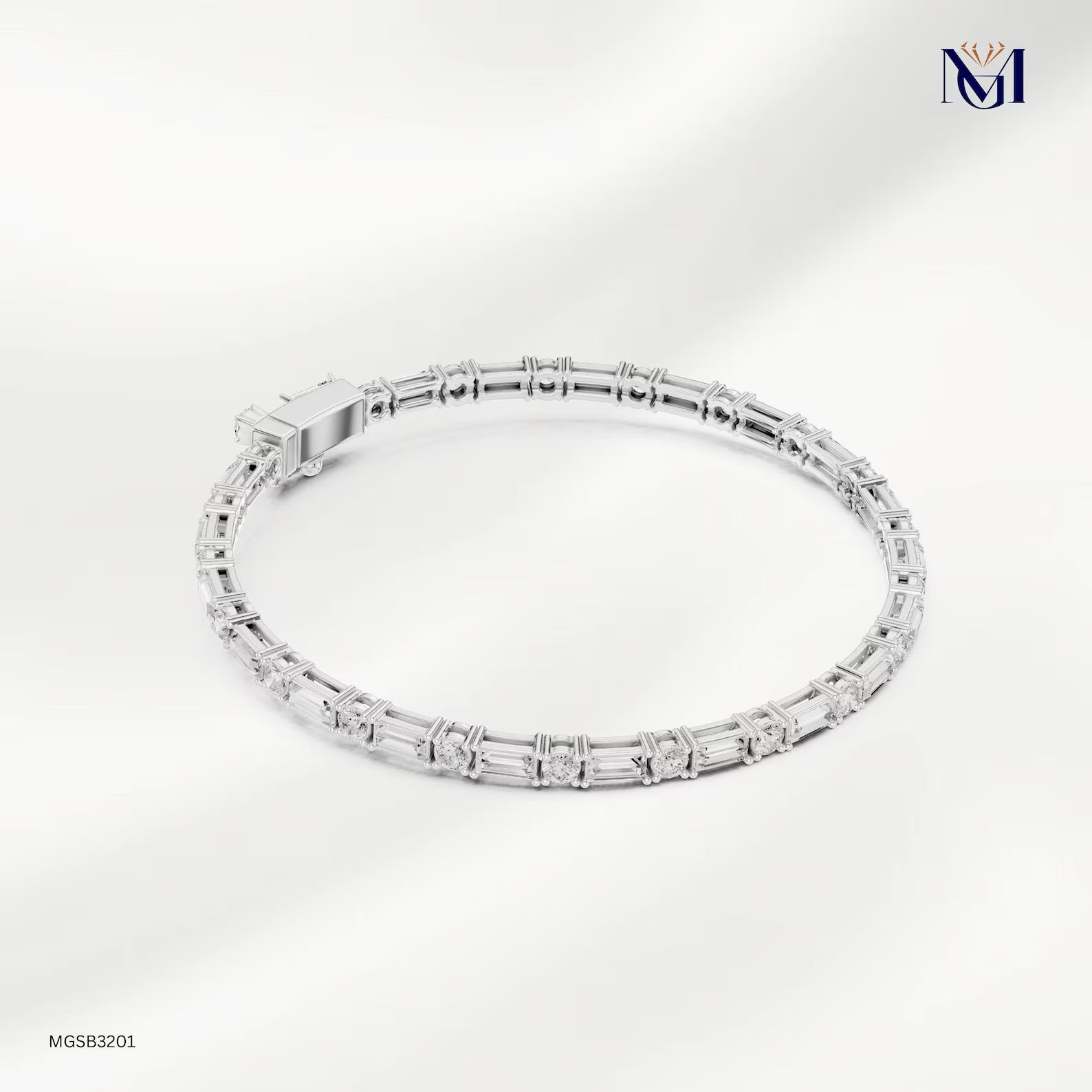 Horizon Alternating Tennis Bracelet