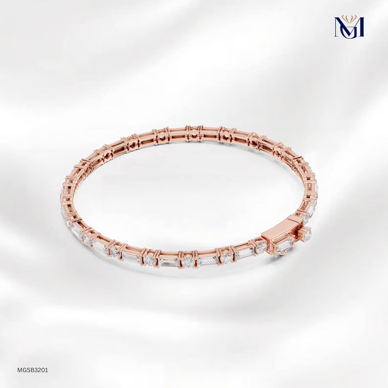 Horizon Alternating Tennis Bracelet