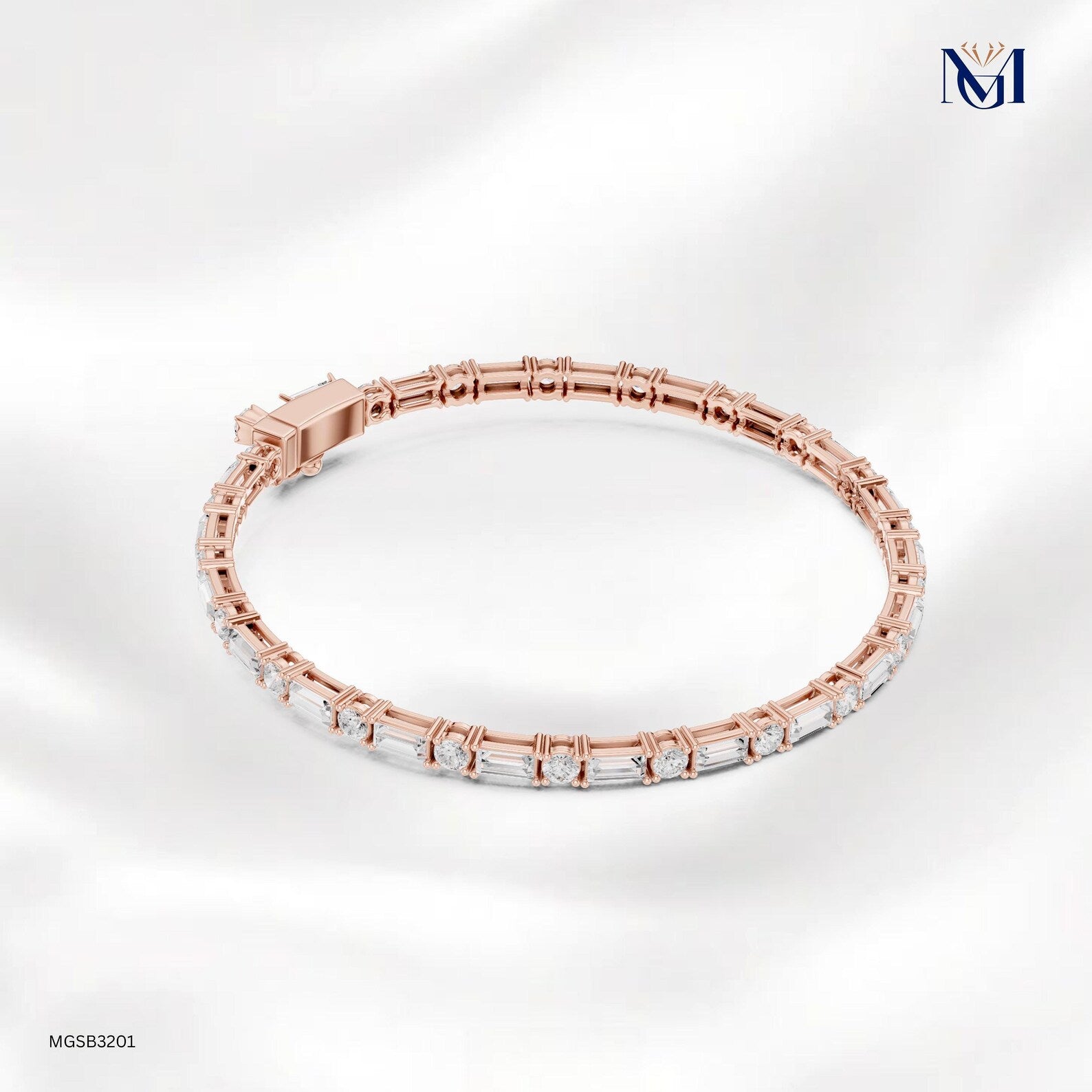 Horizon Alternating Tennis Bracelet